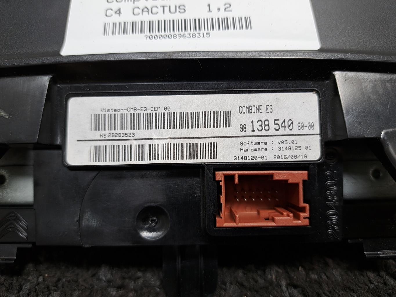 Compteur CITROEN C4 CACTUS Essence - 1