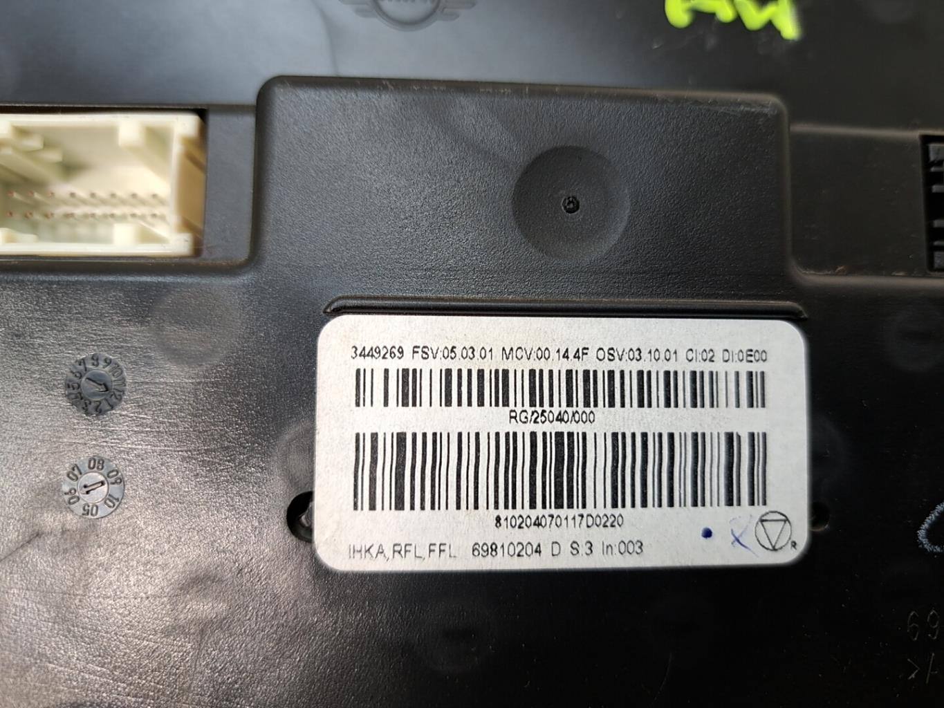 Commande chauffage MINI MINI 2 R56 PHASE 1 Essence - 1