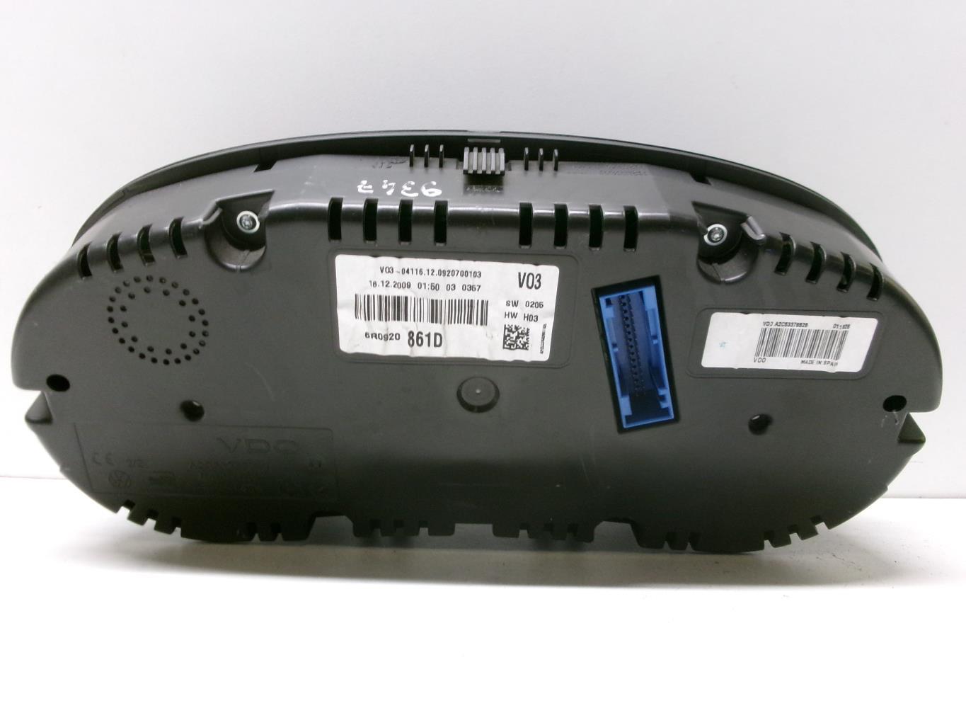 Compteur VOLKSWAGEN POLO 5 PHASE 1  - 1