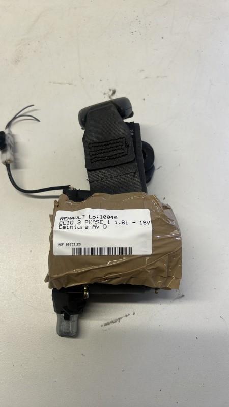 Cintura di sicurezza anteriore destra RENAULT CLIO 3 PHASE 1 Gasolina - 1