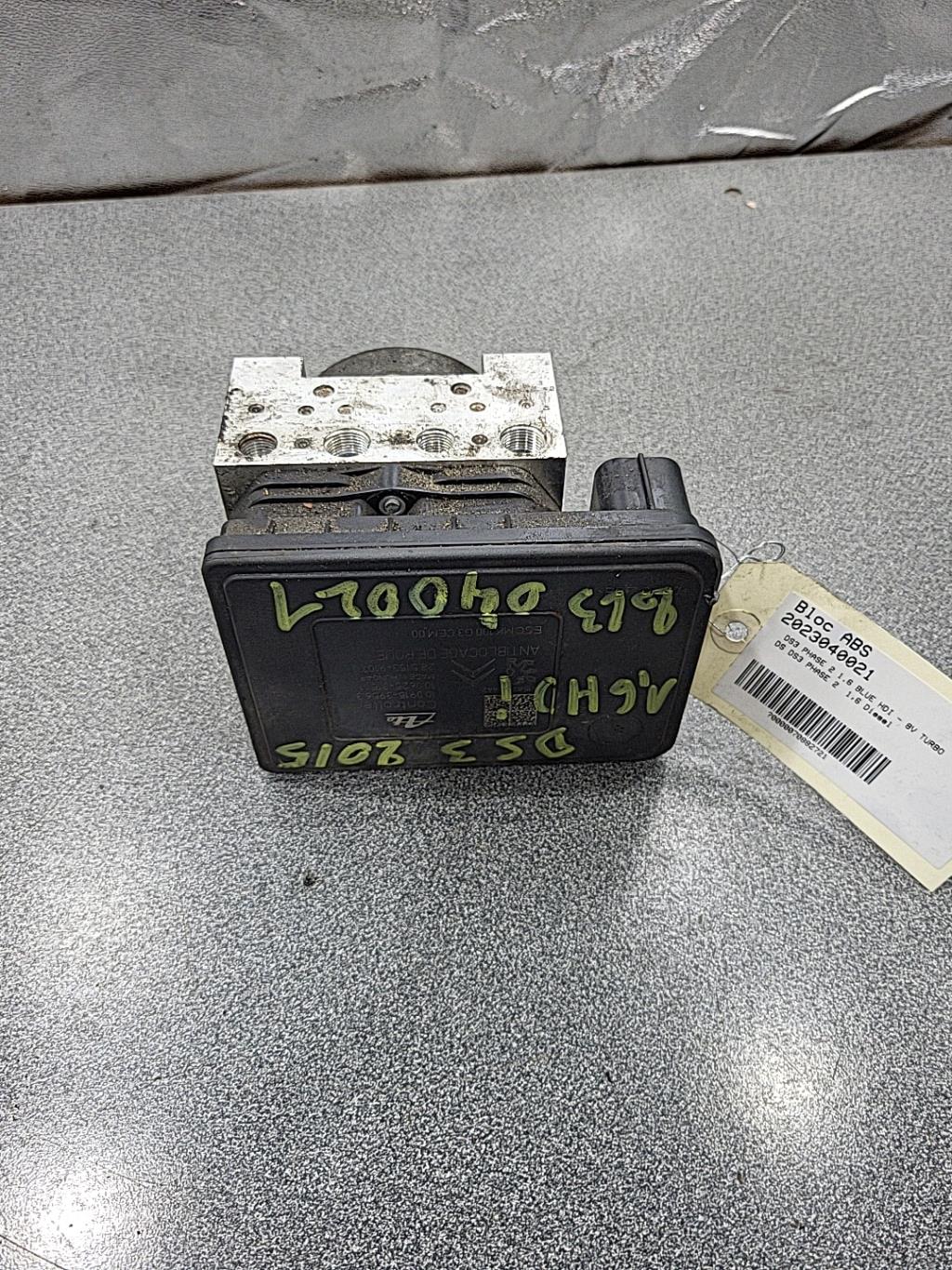 Bloc ABS (freins anti-blocage) DS DS3 PHASE 2 Diesel - 1