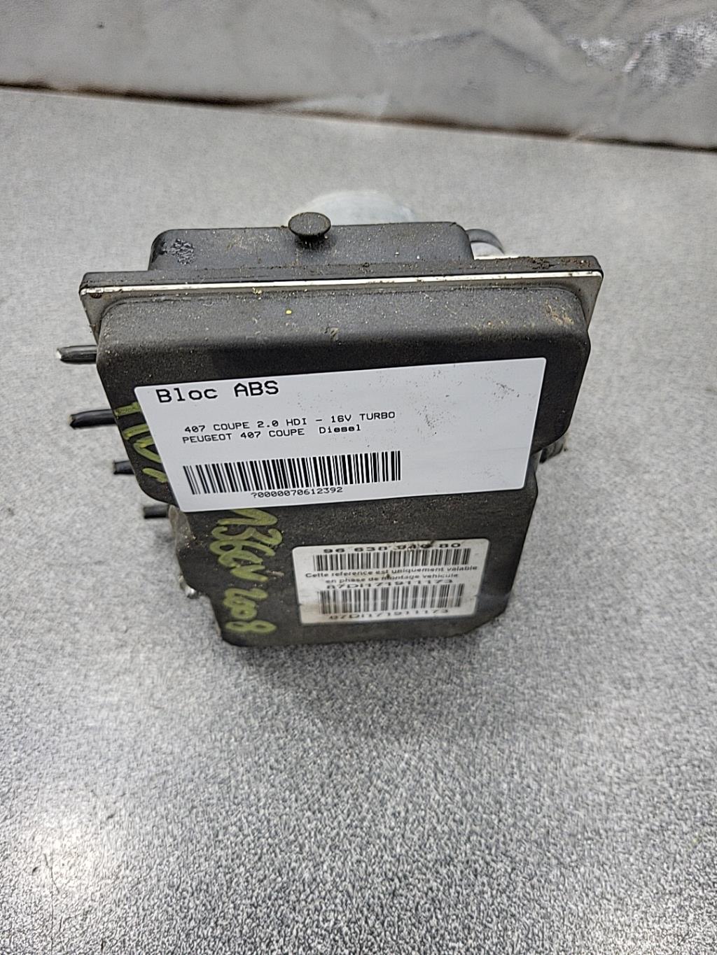 Blocco ABS (antibloccaggio freni) PEUGEOT 407 COUPE Diésel - 1