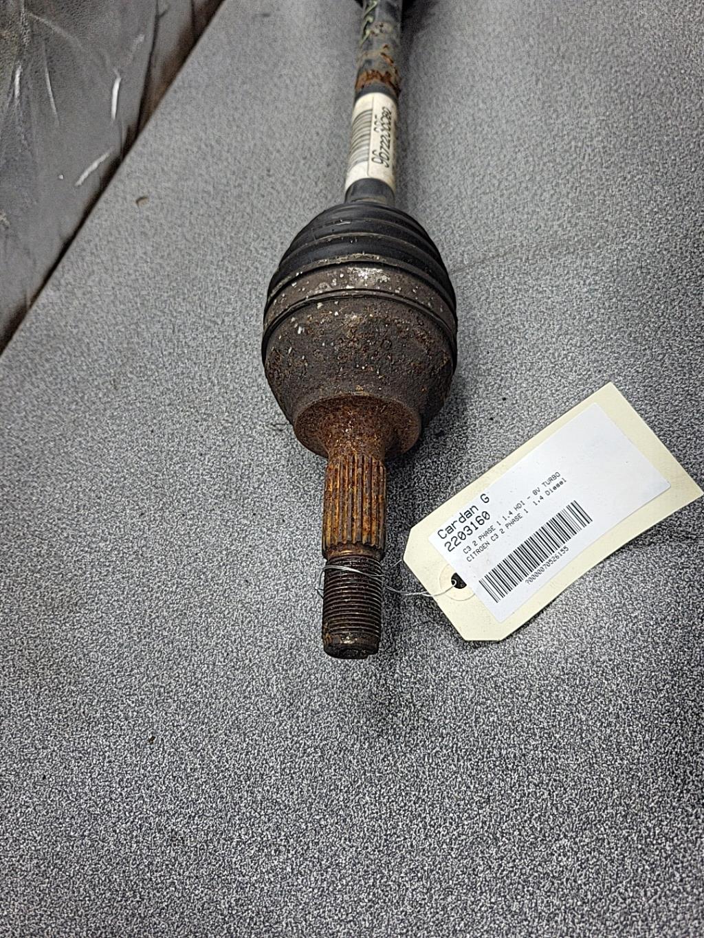 Cardan gauche (transmission) CITROEN C3 2 PHASE 1 Diesel - 1