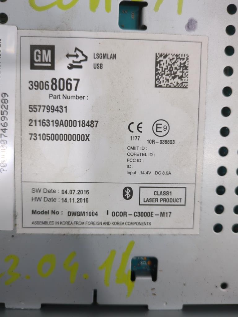 Autorradio original OPEL CORSA E Gasolina - 1
