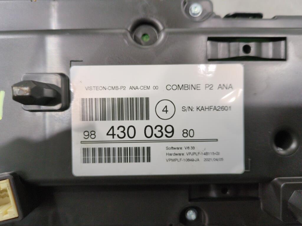 Tachimetro PEUGEOT 208 2 Gasolina - 1
