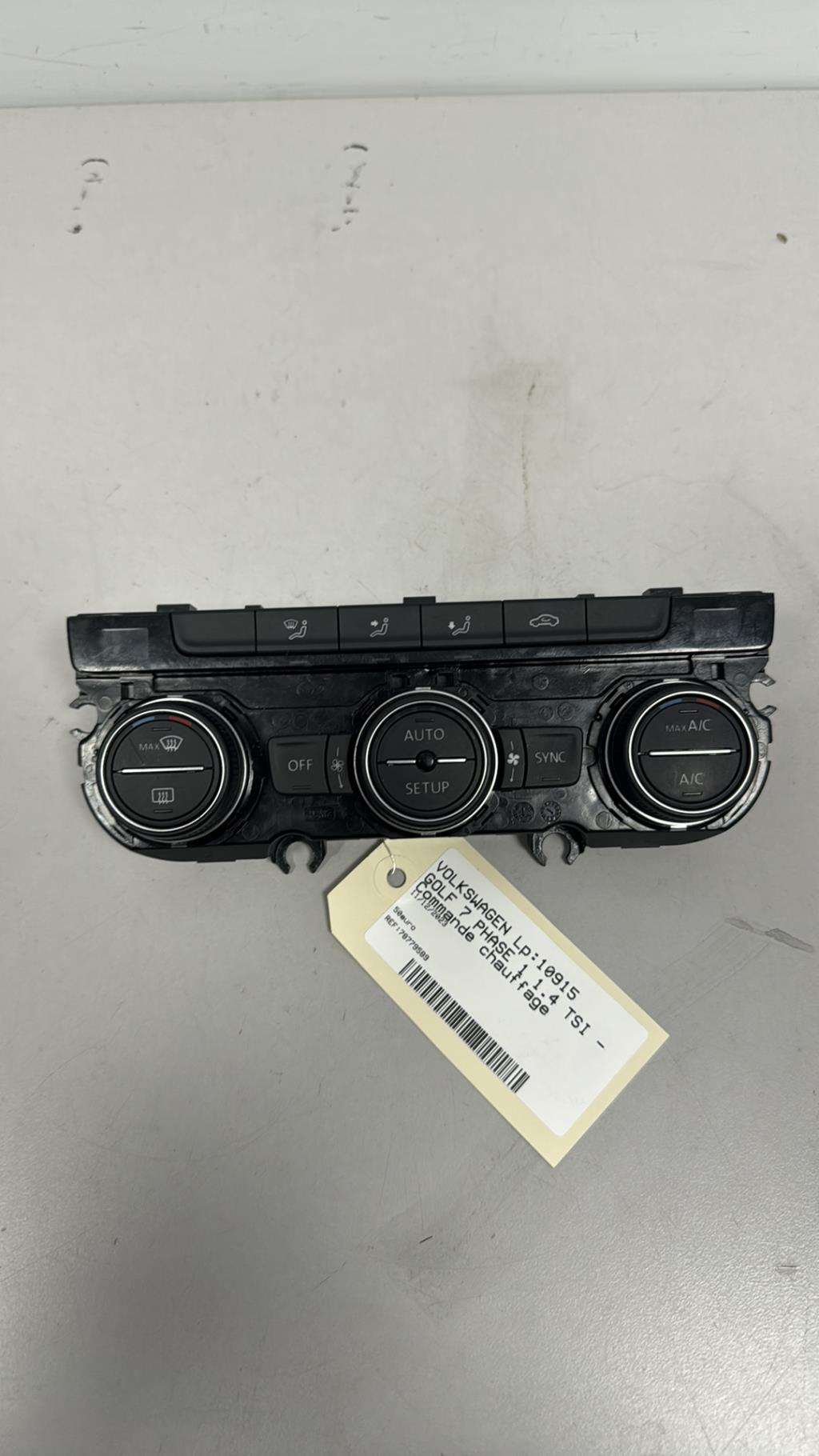 Commande chauffage VOLKSWAGEN GOLF 7 PHASE 1 Essence - 1