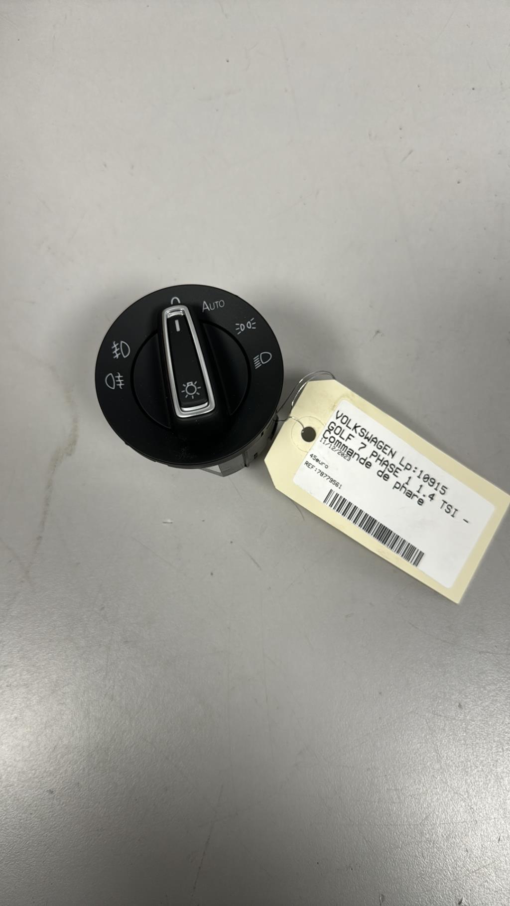 Commande de phare VOLKSWAGEN GOLF 7 PHASE 1 Essence - 1