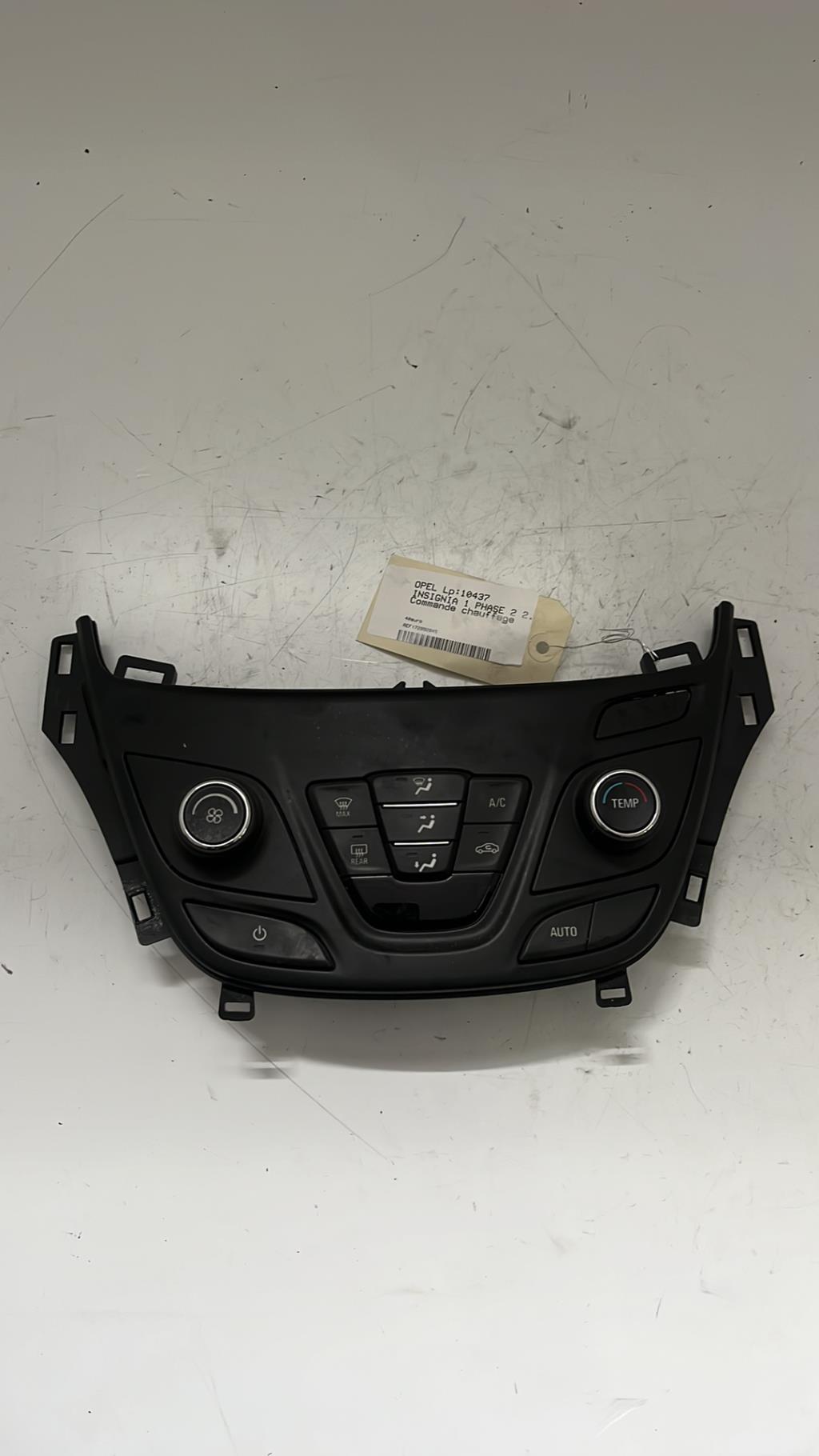 Commande chauffage OPEL INSIGNIA 1 PHASE 2 Diesel - 1