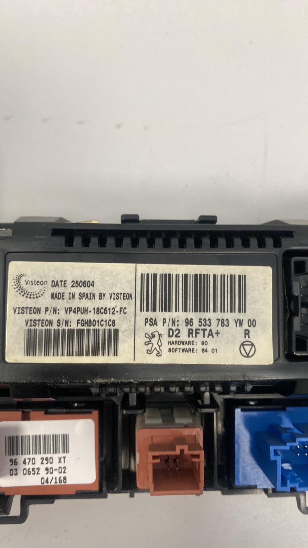 Commande chauffage PEUGEOT 407 PHASE 1 Essence - 1