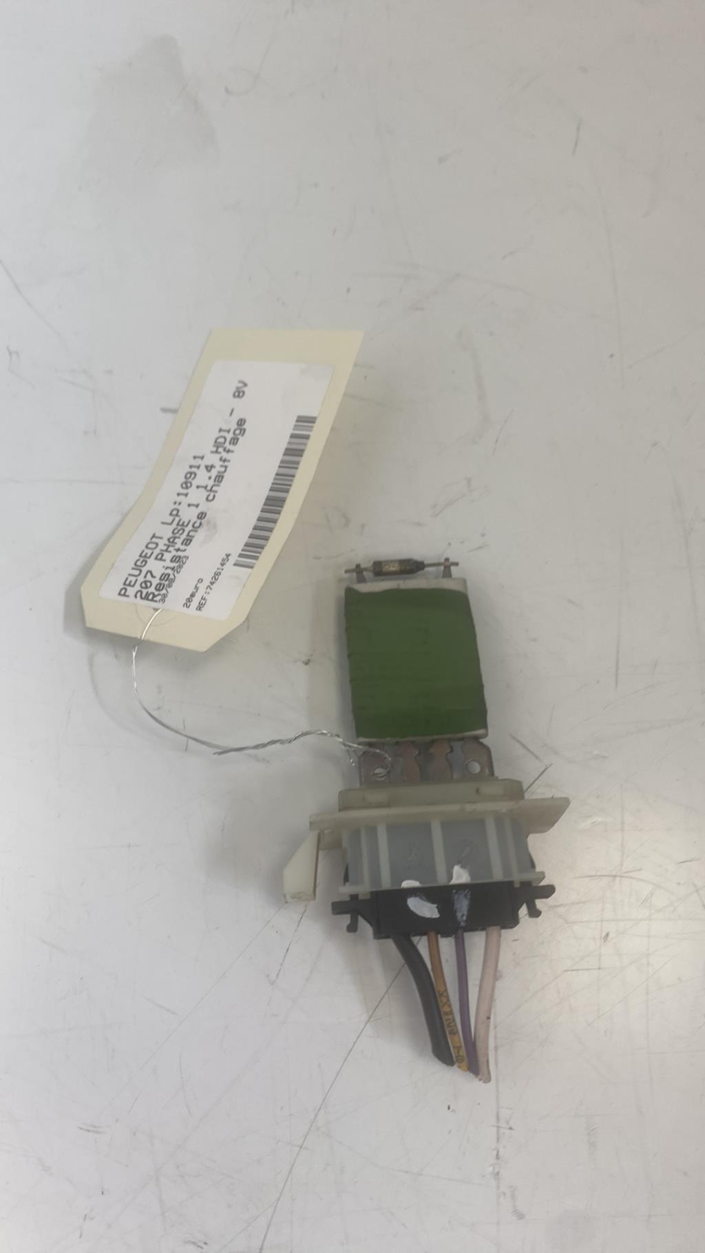 Resistance chauffage PEUGEOT 207 PHASE 1 Diesel - 1