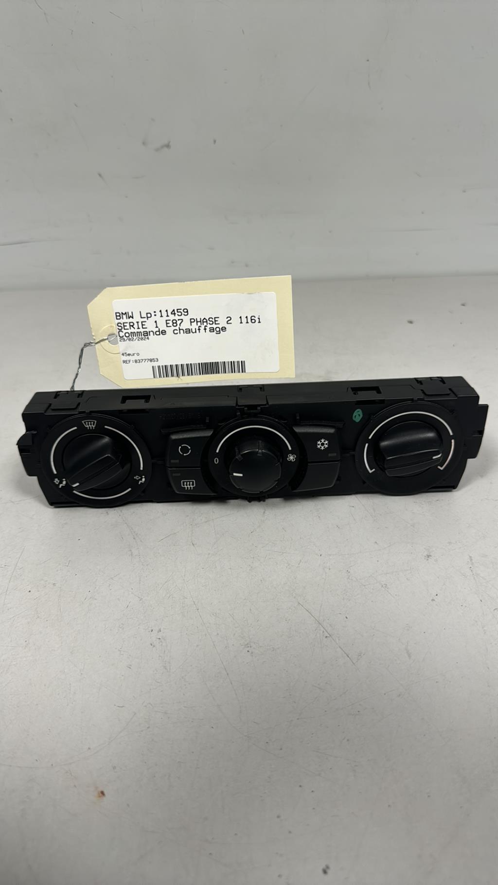 Commande chauffage BMW SERIE 1 E87 PHASE 2 Essence - 1