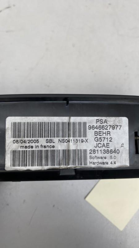 Commande chauffage PEUGEOT 307 PHASE 1 Essence - 1