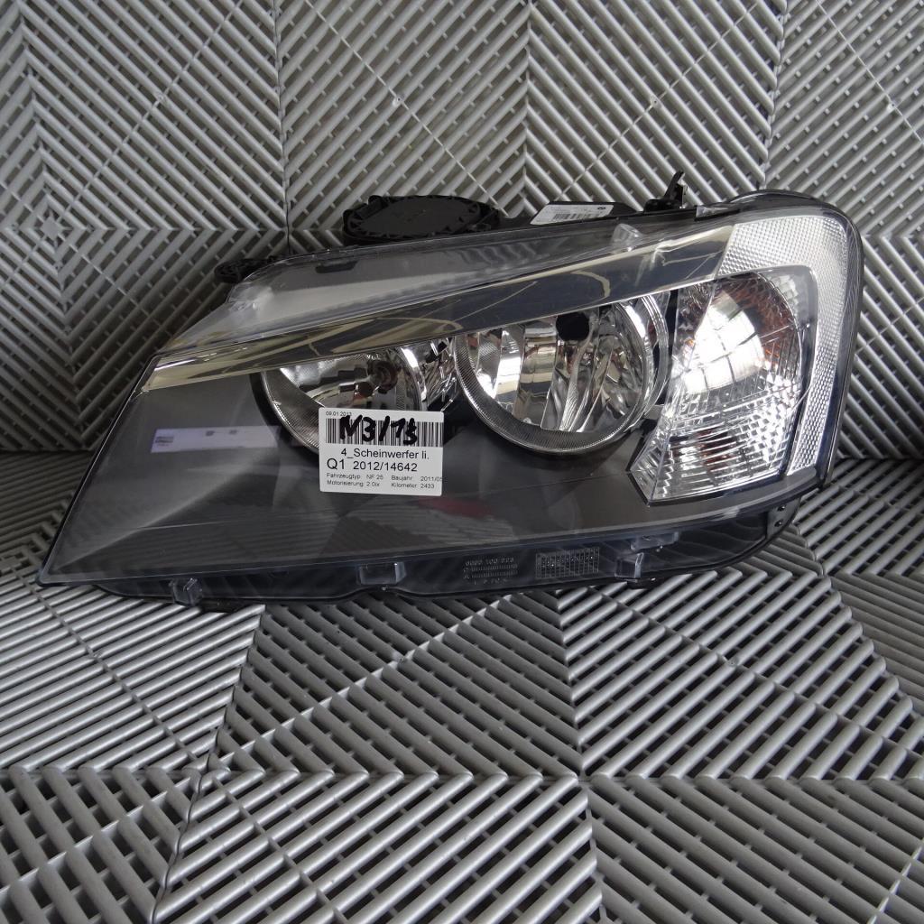 Gruppo ottico anteriore principale sinistro (luci)(faro) BMW X3 F25 PHASE 1  - 1