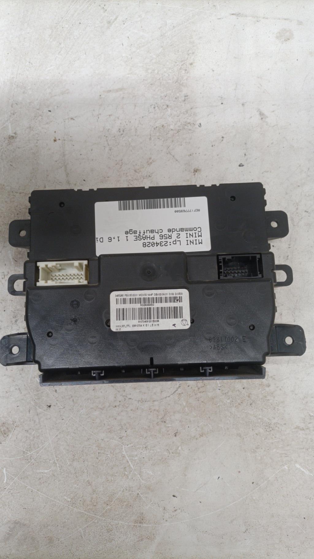 Commande chauffage MINI MINI 2 R56 PHASE 1 Diesel - 1