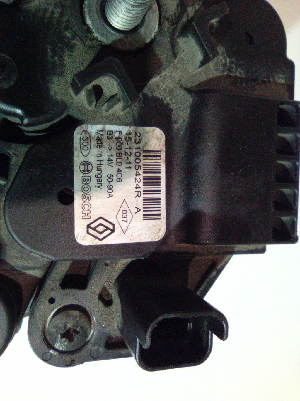 Alternateur RENAULT TWINGO 3 PHASE 1 Essence - 1