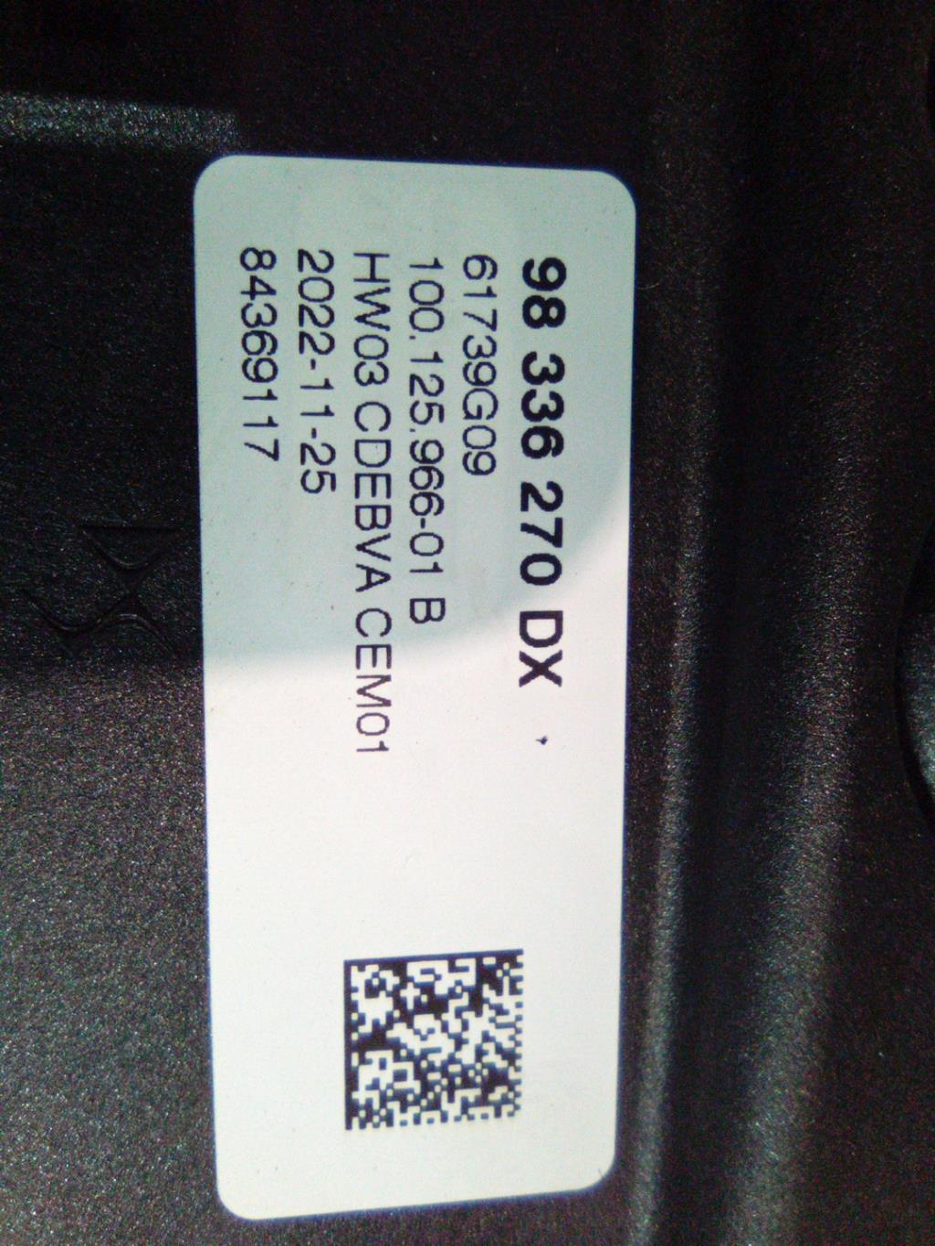 Levier de vitesses PEUGEOT 3008 2 PHASE 2 Diesel - 1