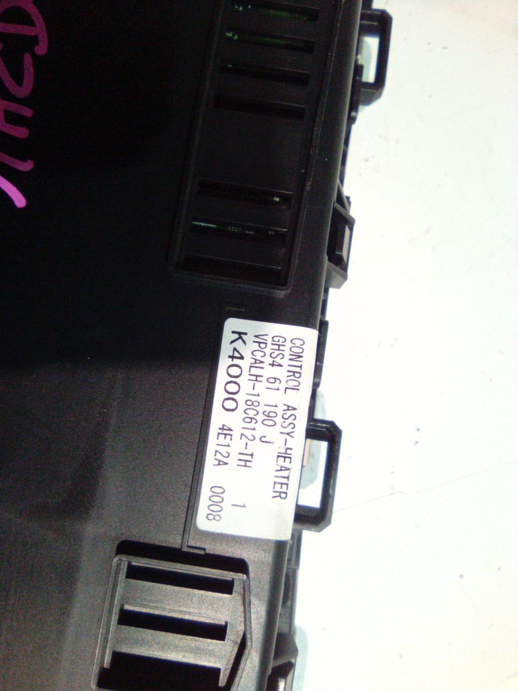 Commande chauffage MAZDA 6 3 PHASE 1 BREAK Diesel - 1