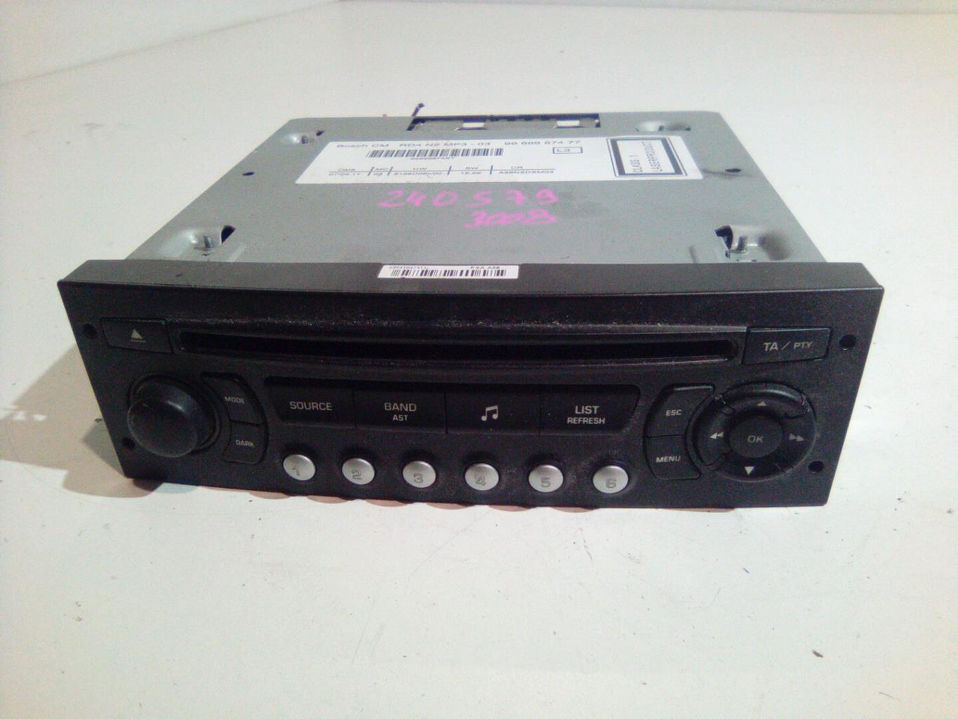 Autoradio originale PEUGEOT 3008 1 PHASE 1 Diésel - 1