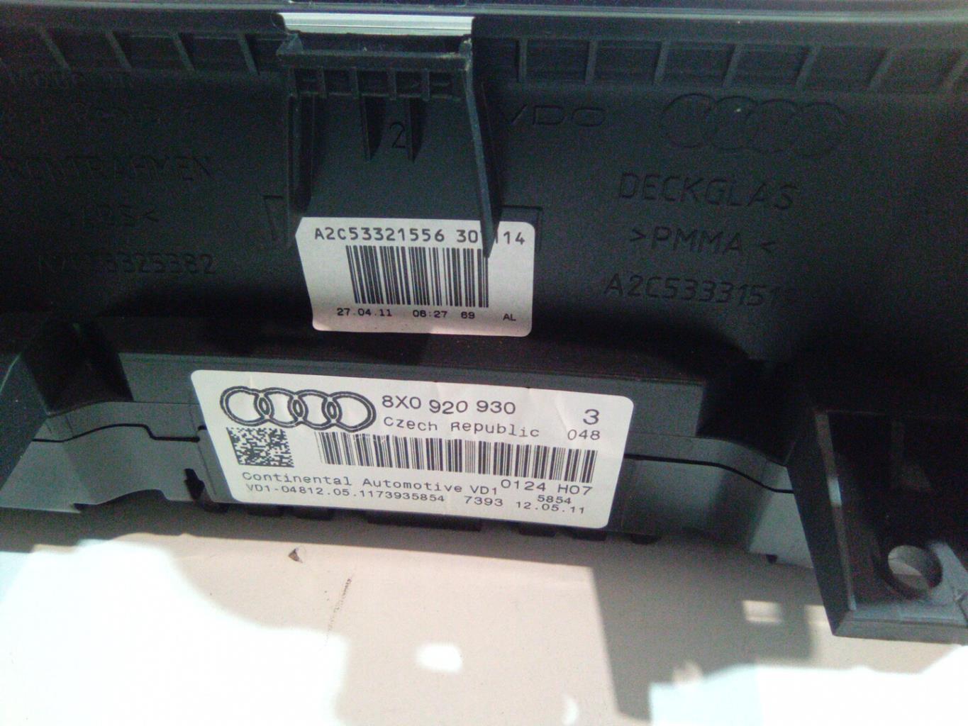 Compteur AUDI A1 1 PHASE 1 Essence - 1