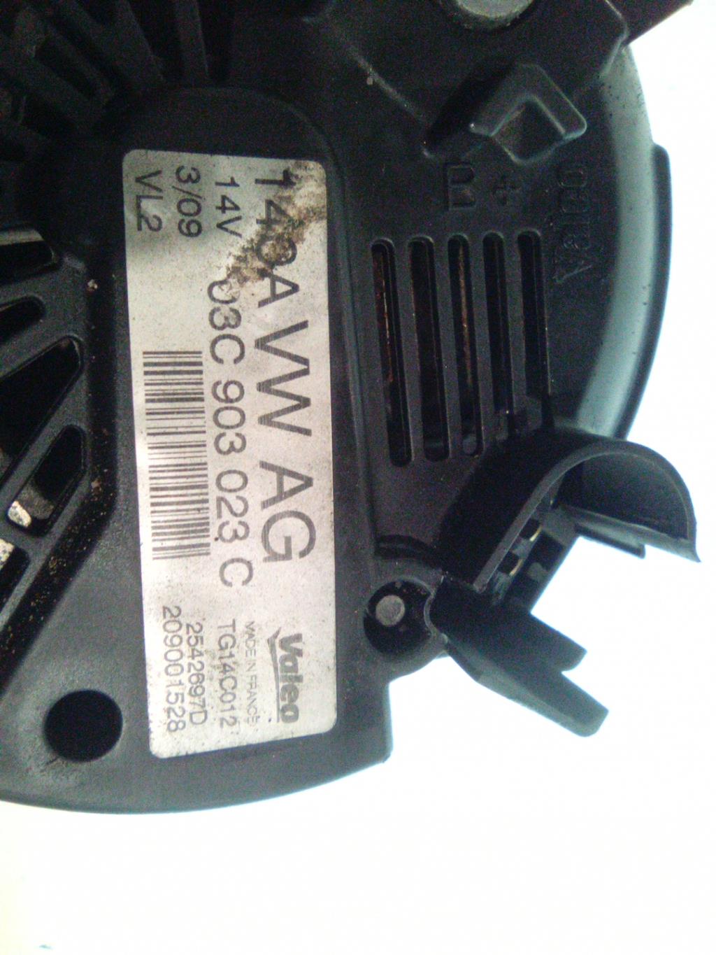 Alternateur AUDI A3 2 PHASE 2 Essence - 1