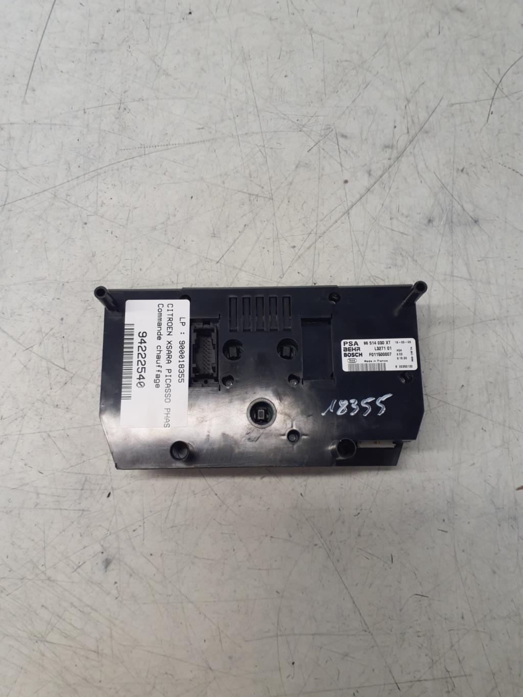Commande chauffage CITROEN XSARA PICASSO PHASE 2 Diesel - 1