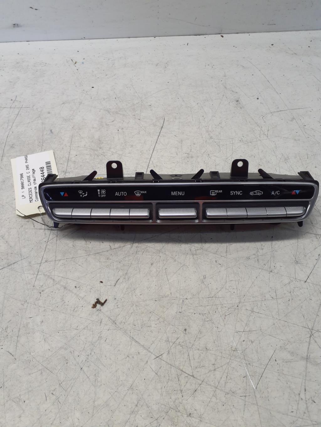 Commande chauffage MERCEDES CLASSE C 205 PHASE 1 Diesel - 1