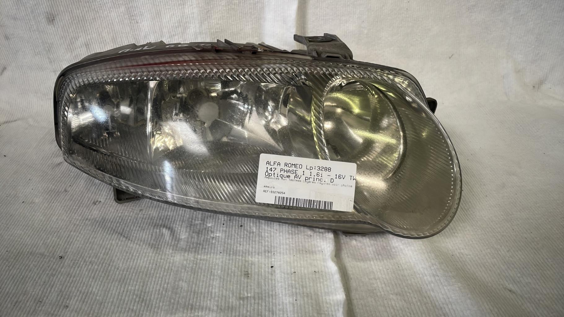 Gruppo ottico anteriore principale destro (luci)(faro) ALFA ROMEO 147 PHASE 1 Gasolina - 1