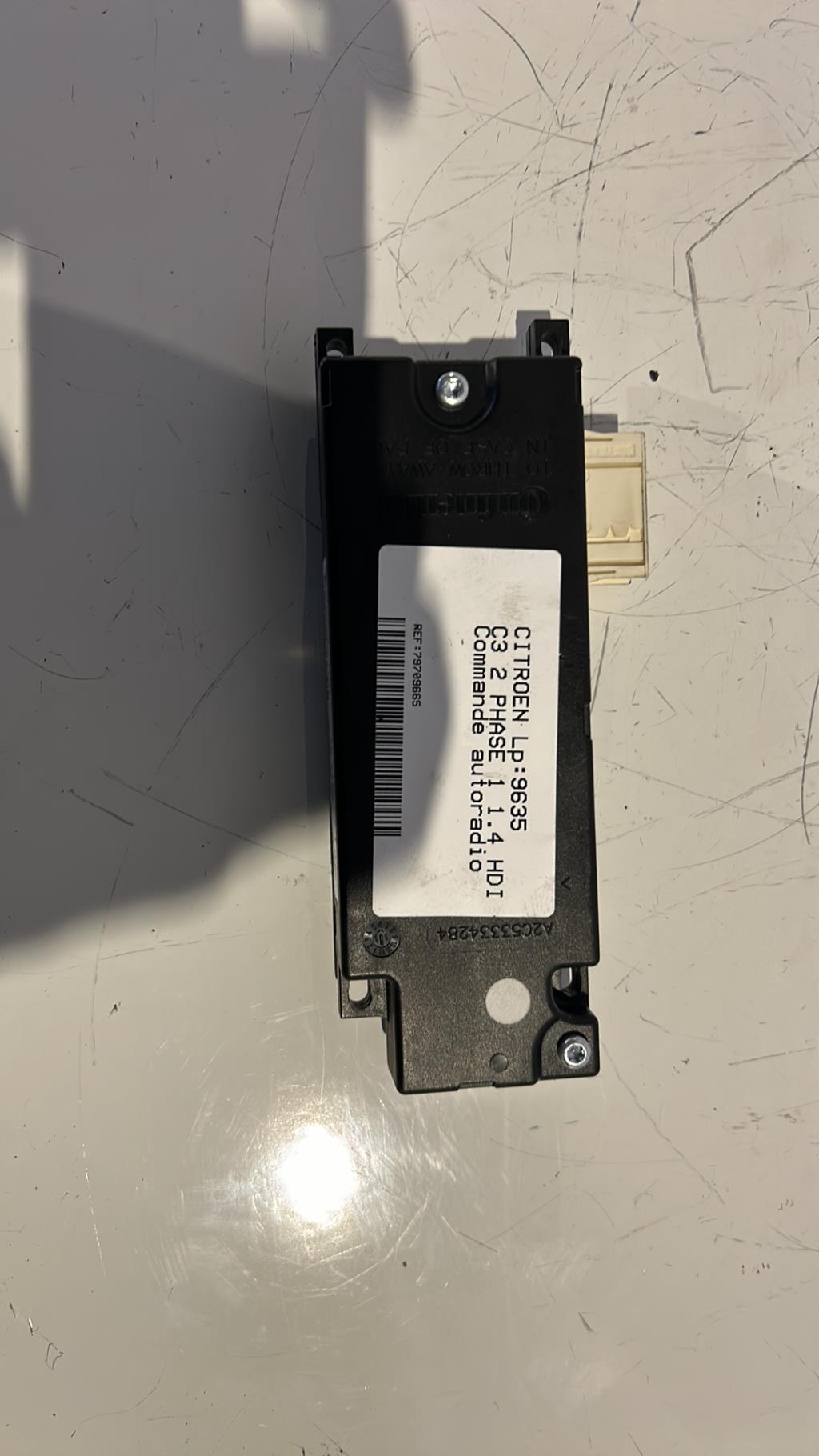 Commande autoradio CITROEN C3 2 PHASE 1  - 1