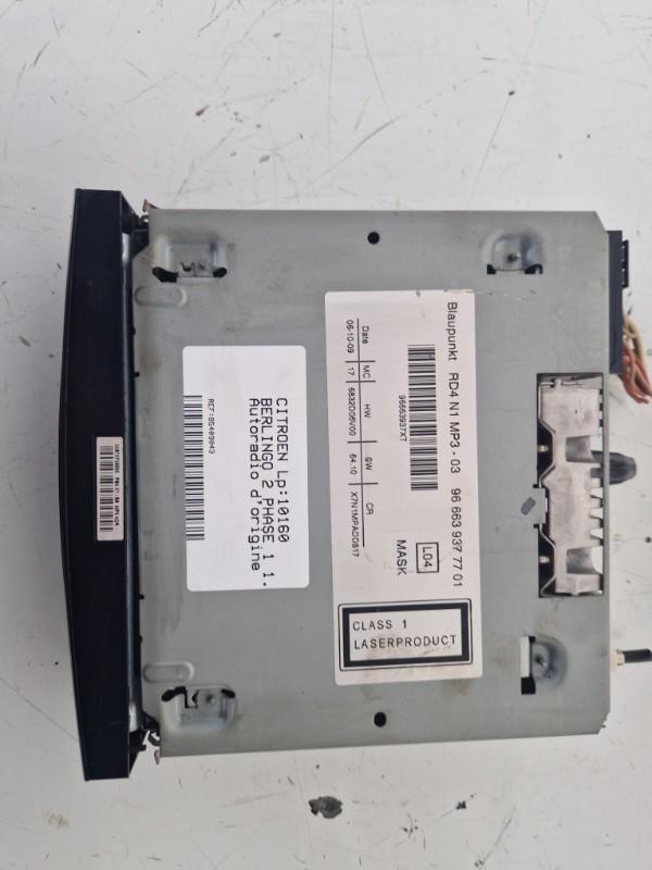 Autoradio d'origine CITROEN BERLINGO 2 PHASE 1 Diesel - 1