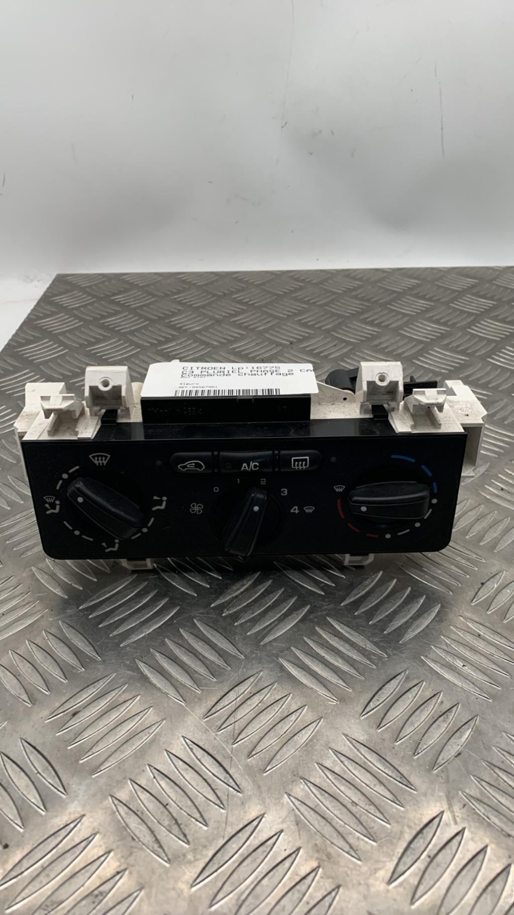Commande chauffage CITROEN C3 PLURIEL PHASE 2 CABRIOLET Diesel - 1