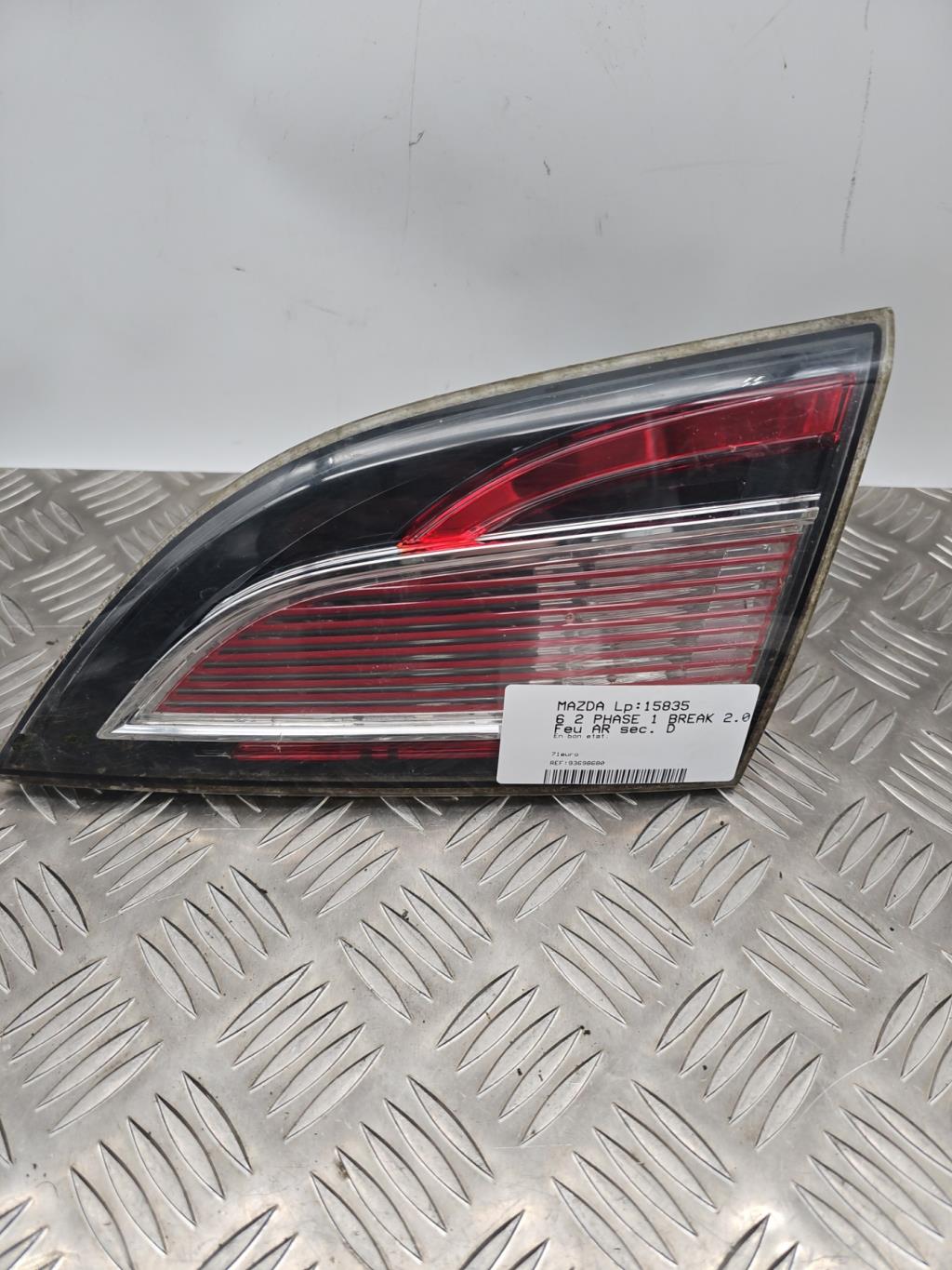 Feu arriere secondaire droit (feux) MAZDA 6 2 PHASE 1 BREAK Diesel - 1