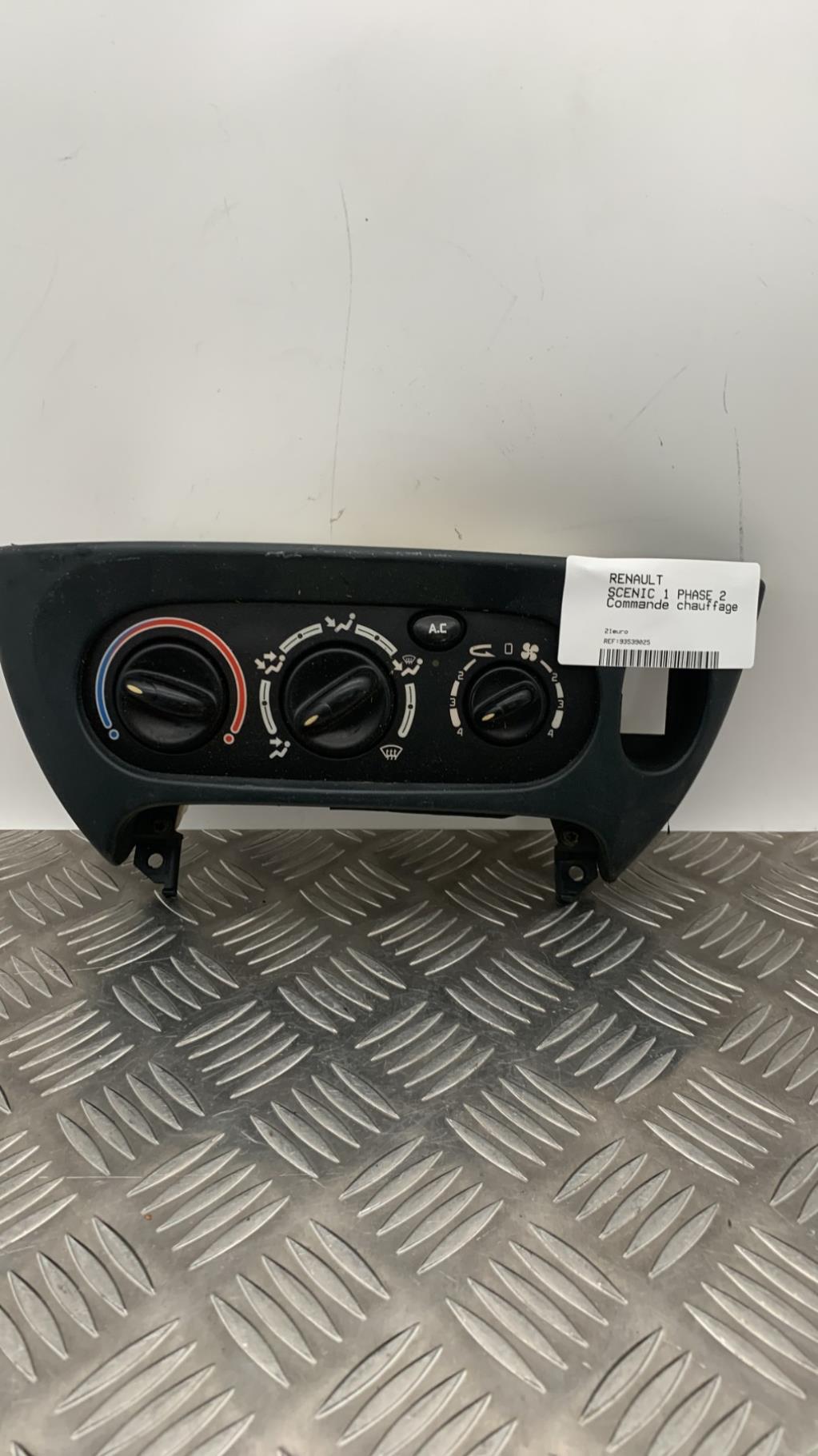 Commande chauffage RENAULT SCENIC 1 PHASE 2  - 1
