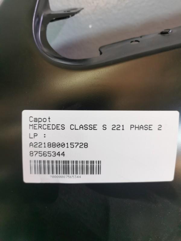 Capot MERCEDES CLASSE S 221 PHASE 2  - 1