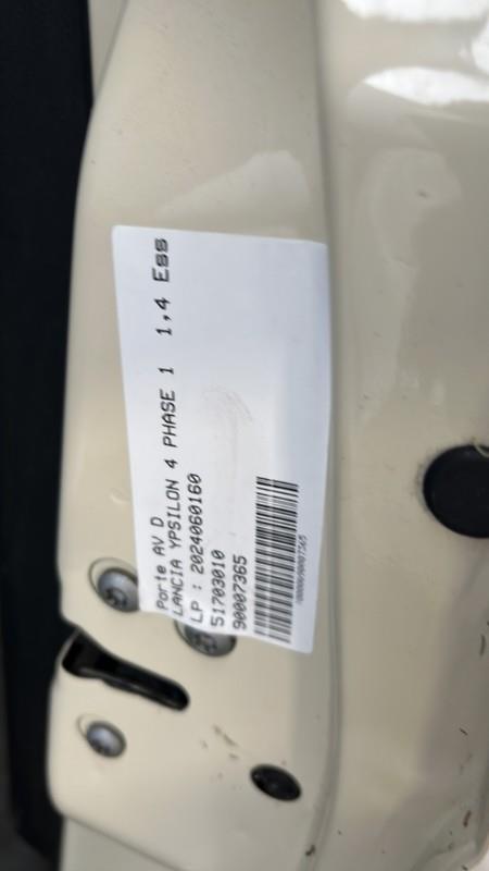 Porte avant droit LANCIA YPSILON 4 PHASE 1 Essence - 1