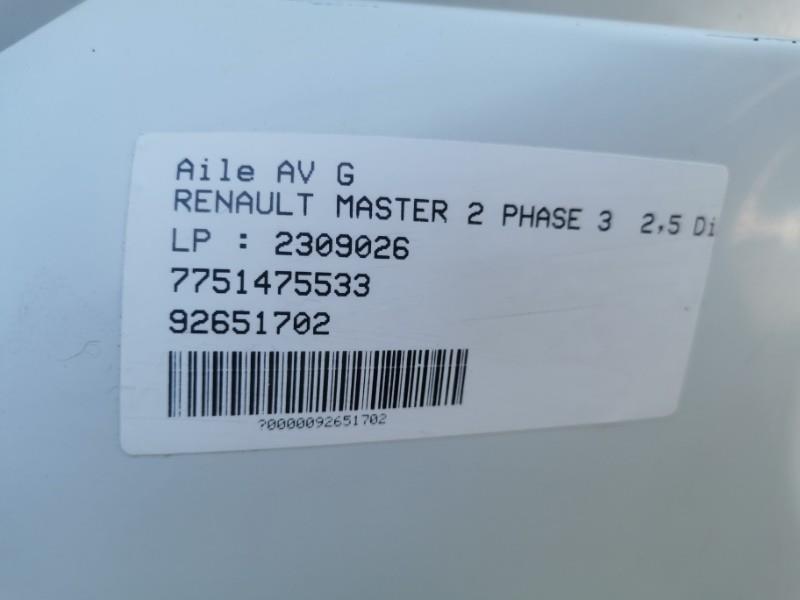Aile avant gauche RENAULT MASTER 2 PHASE 3 Diesel - 1