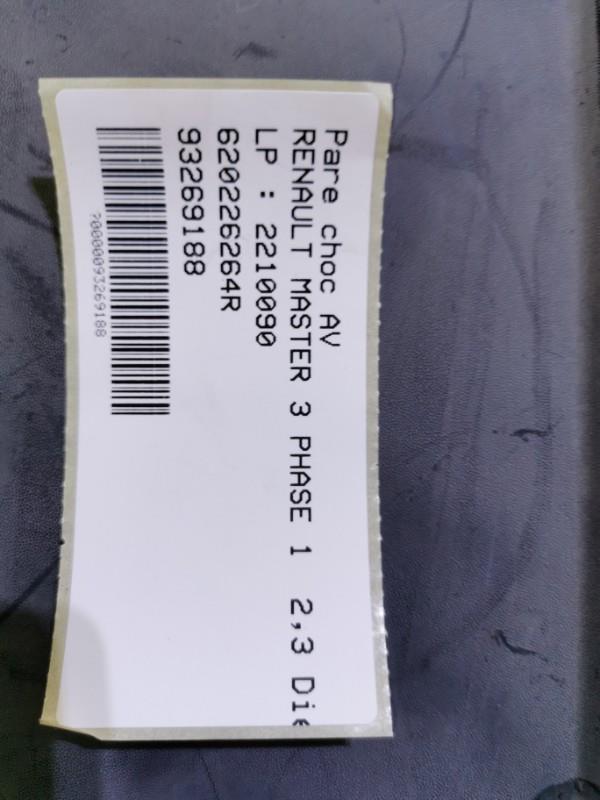 Pare choc avant RENAULT MASTER 3 PHASE 1 Diesel - 1