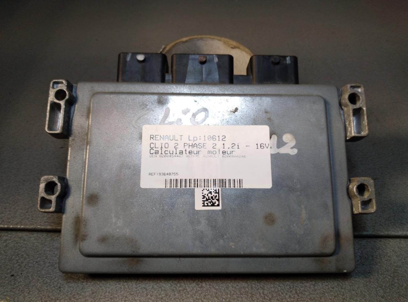 Calculateur moteur RENAULT CLIO 2 PHASE 2 Essence - 1