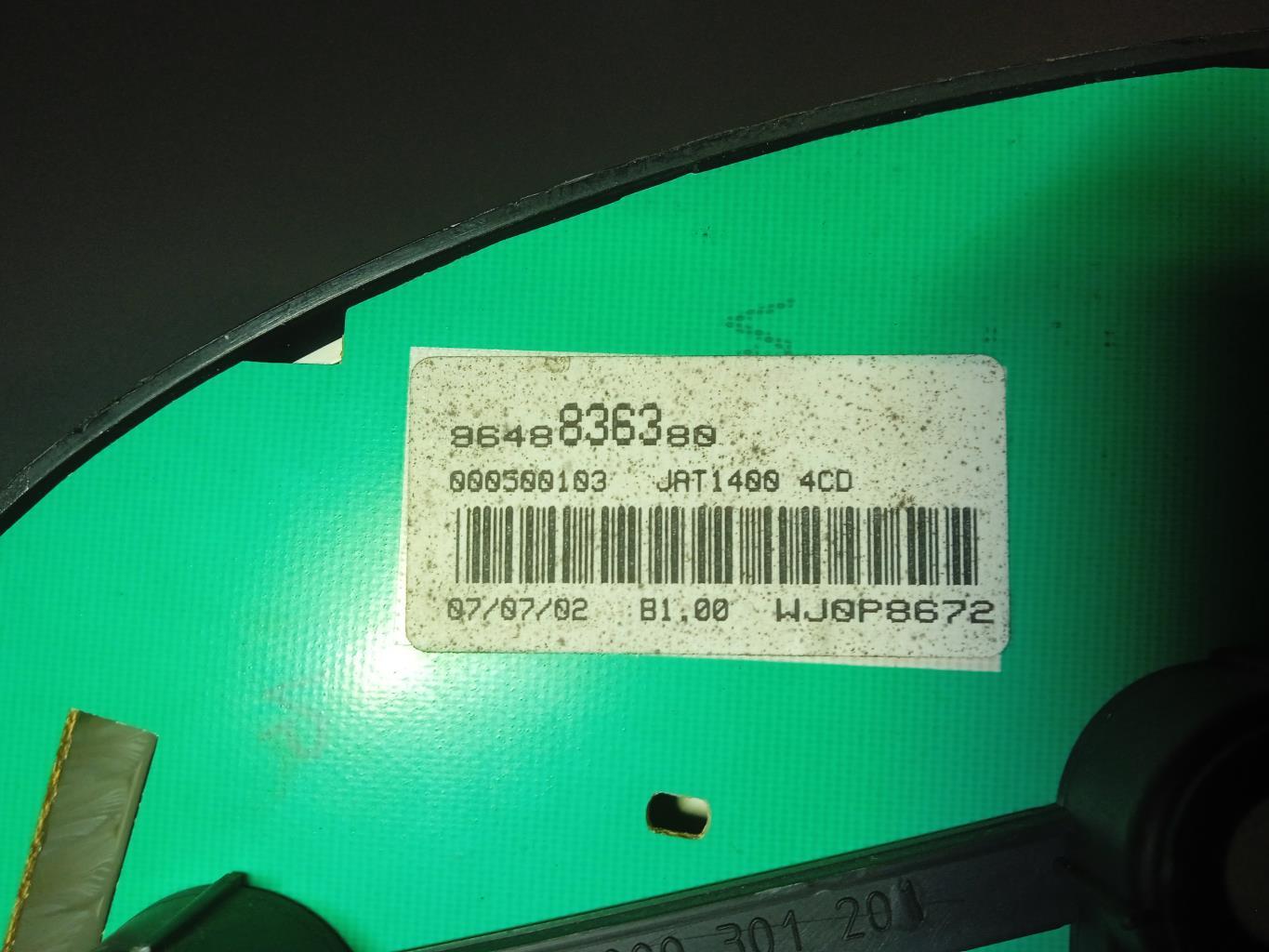 Compteur PEUGEOT 206 Diesel - 1