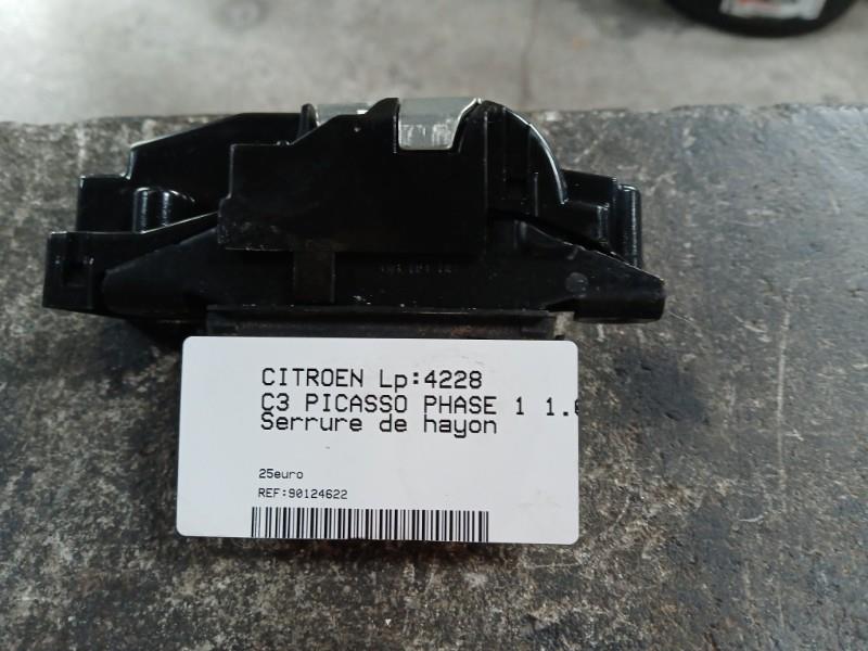 Serrure de hayon CITROEN C3 PICASSO PHASE 1 Diesel - 1