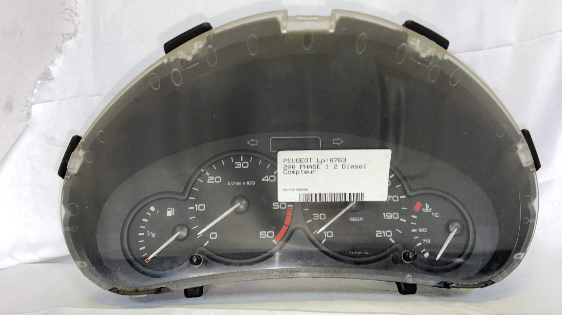 Compteur PEUGEOT 206 PHASE 1 Diesel - 1