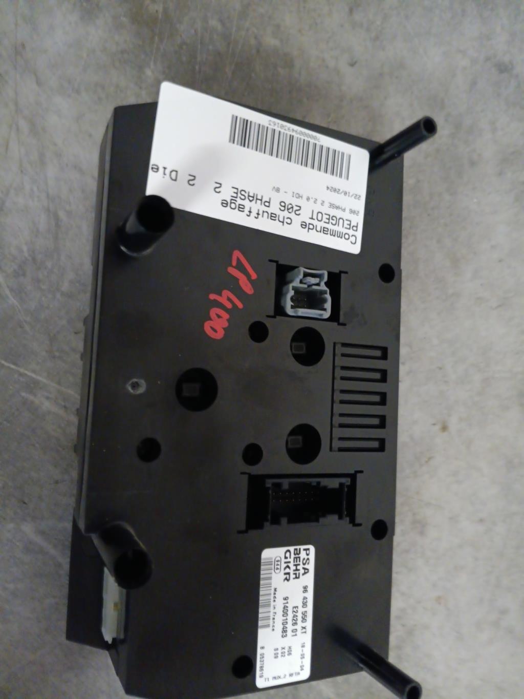 Commande chauffage PEUGEOT 206 PHASE 2 Diesel - 1