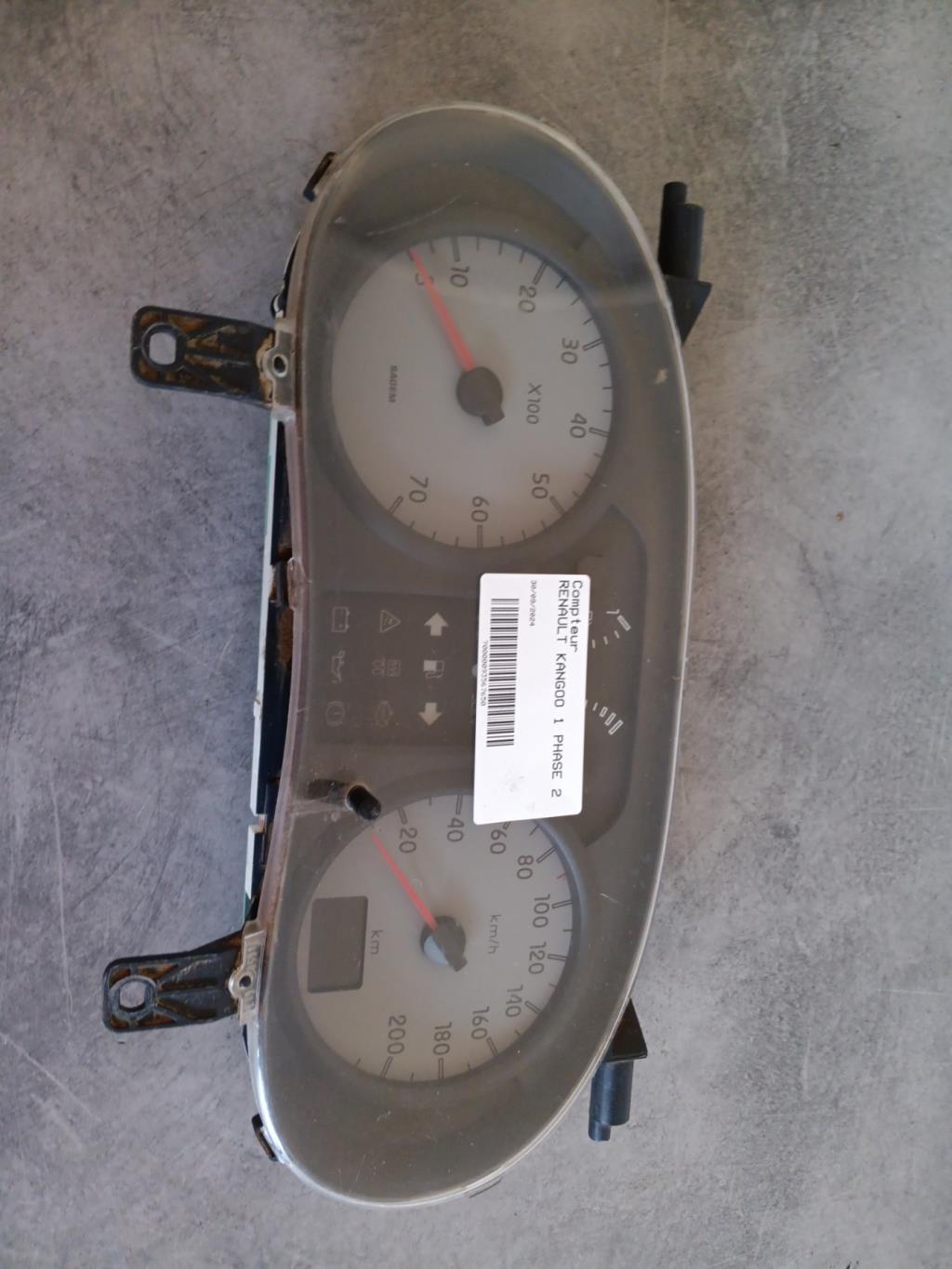 Compteur RENAULT KANGOO 1 PHASE 2  - 1
