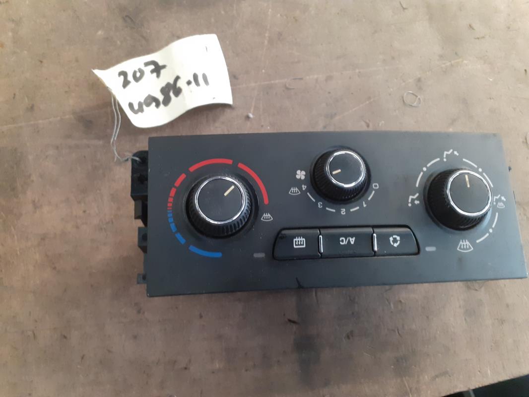 Commande chauffage PEUGEOT 207 PHASE 2 Diesel - 1