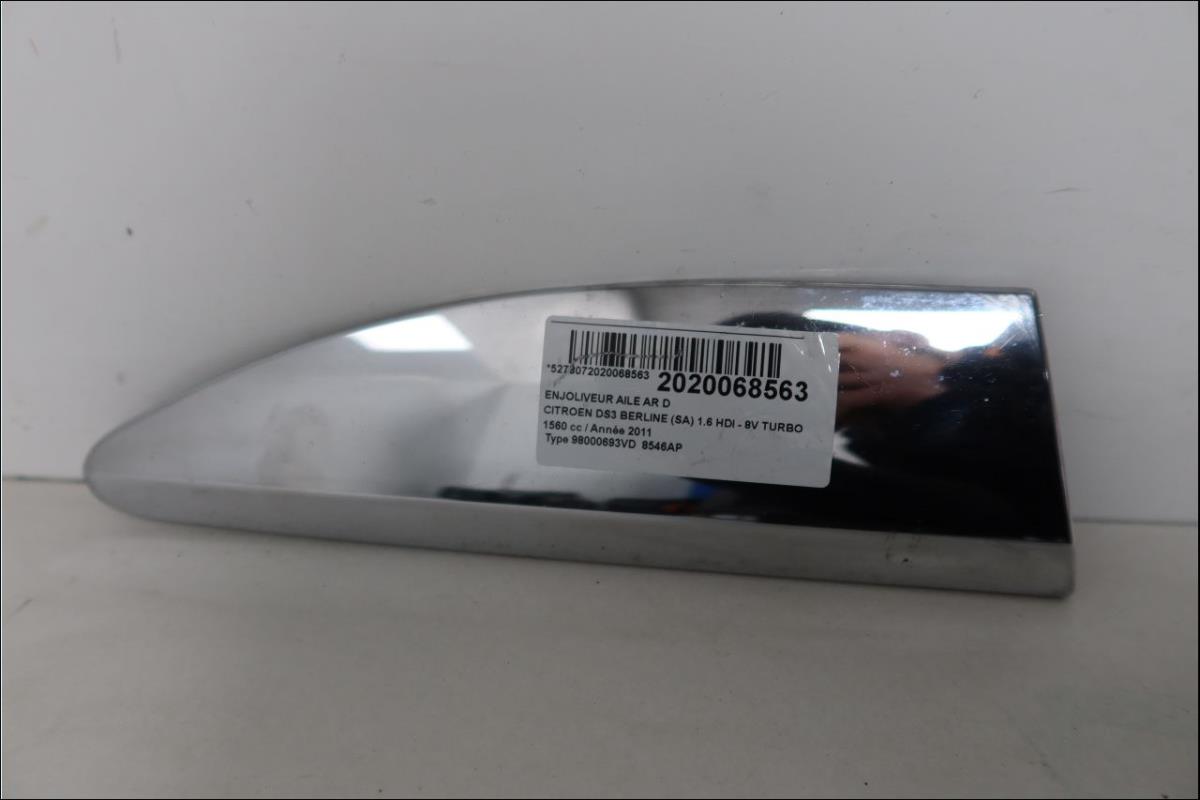 Baguette d'aile arrière droite