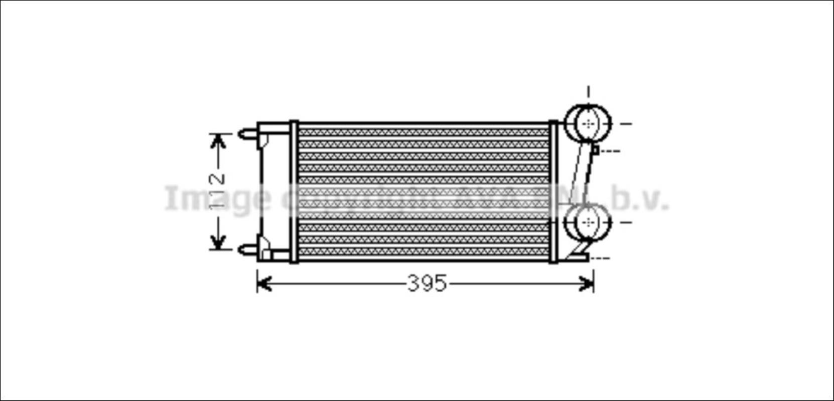 Echangeur air (Intercooler) CITROEN C4 2 PHASE 1 Diesel - 1