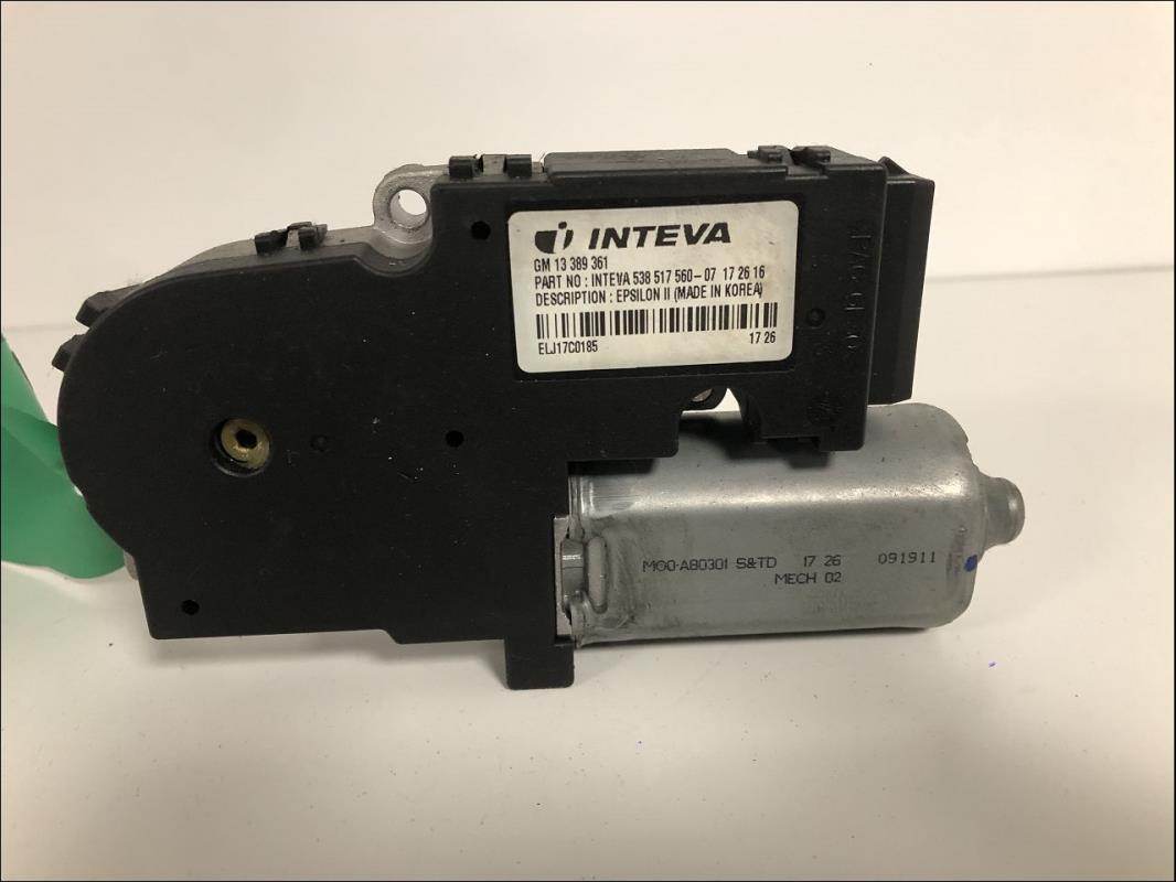 Moteur toit ouvrant
