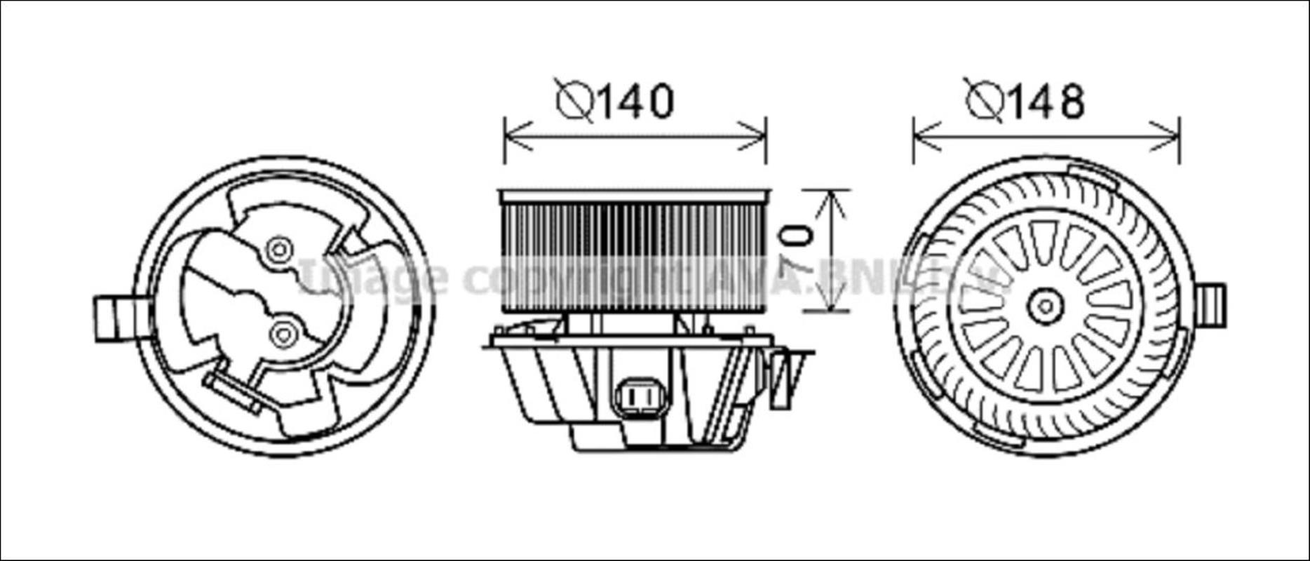 Ventilateur chauffage