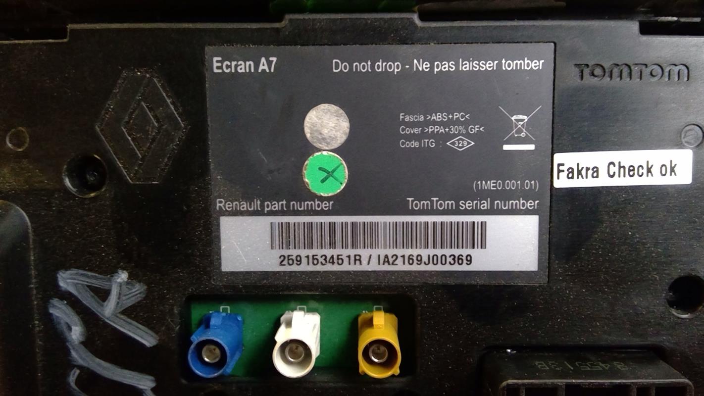 Image Ecran GPS - RENAULT MEGANE 3