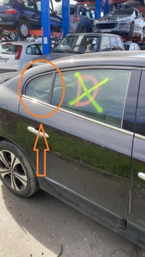 Image Custode arriere droit (porte) - RENAULT FLUENCE