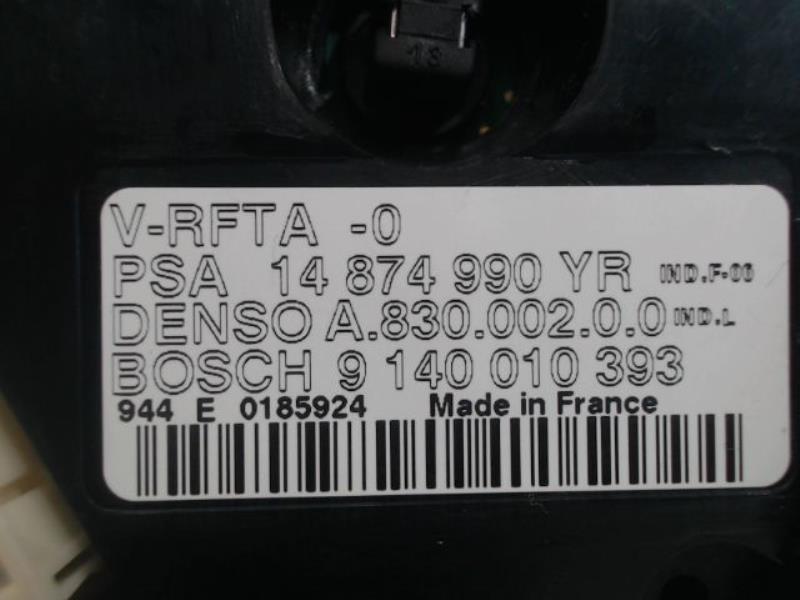 Commande chauffage PEUGEOT 807 Diesel - 1